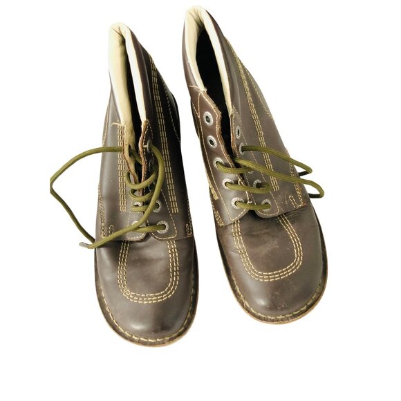 Kicker boots men’s brown exceptional condition 43EU ( size US 10 )made in France - Picture 1 of 7